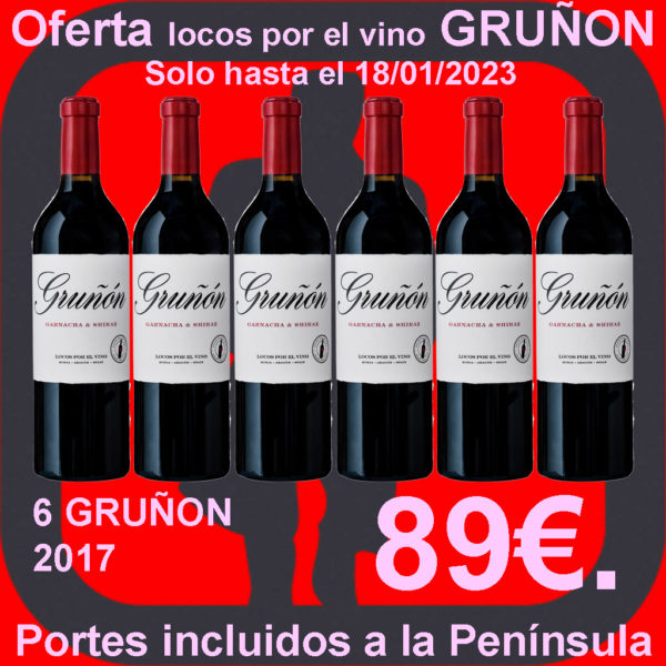 Comprar Locos por el vino GRUÑON Oferta