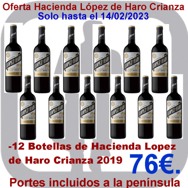 Comprar HACIENDA LÓPEZ de HARO Crianza Oferta