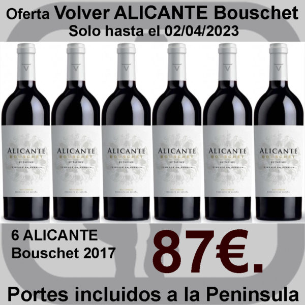 Comprar Volver ALICANTE Bouschet Oferta