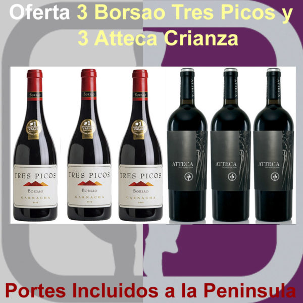 Comprar Borsao TRES PICOS vs ATTECA Crianza Oferta