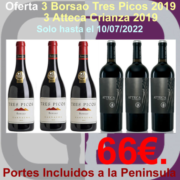 Comprar Borsao TRES PICOS vs ATTECA Crianza Oferta