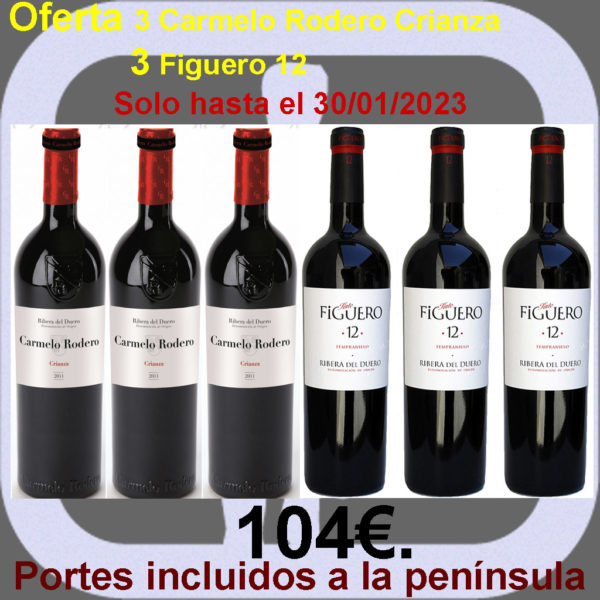 Comprar Carmelo Rodero Crianza Vs Figuero 12 Oferta