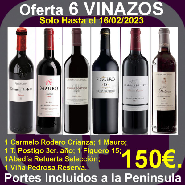 Comprar Oferta 6 VINAZOS