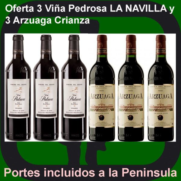 Comprar Viña Pedrosa La Navilla Vs Arzuaga Crianza