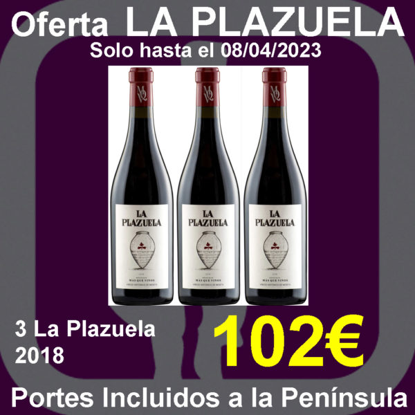 Comprar Mas que vinos LA PLAZUELA Oferta